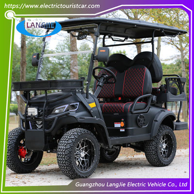 4 Seaters Electric Golf Cart High Climbing Ability 48V Battery Golf Carts For Golf Course