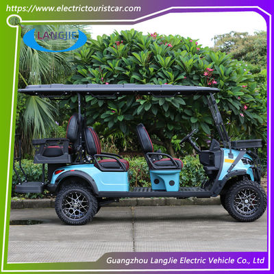 High Performance 5KW AC Motor Off-Road Electric Hunting Cart 6 Seats Lifted Golf Cart