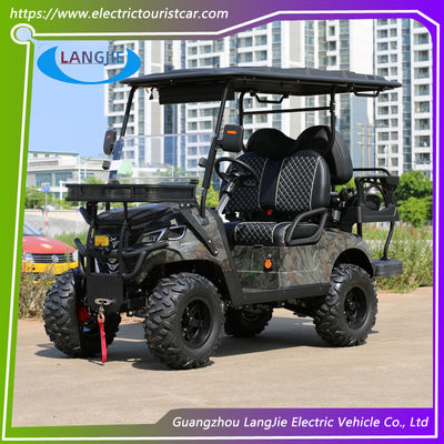 4 Wheels Electric Golf Cart Car With Golf Bag Rack 5KW Electric Scooter Golf Buggy