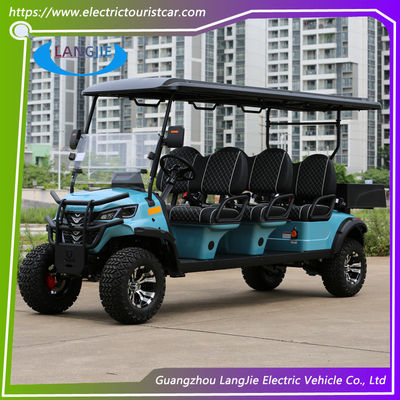 Six Seater Electric Car 48V Club Car Utility Vehicle AC Motor Club Cab Golf Cart For Golf Course