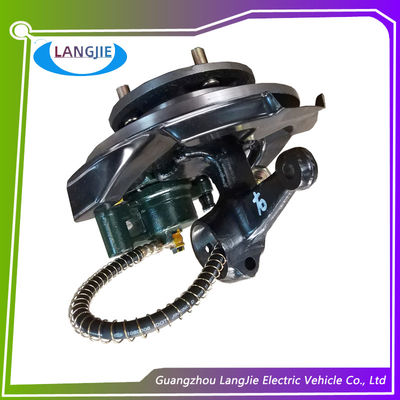 Tourist Electric Car Steering System Black Golf Cart Brakes Wear Resistance