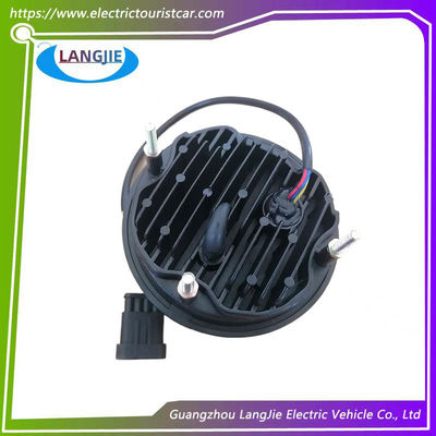 Black Round Headed LED Lighting Headlight For Marshel Golf Cart Parts