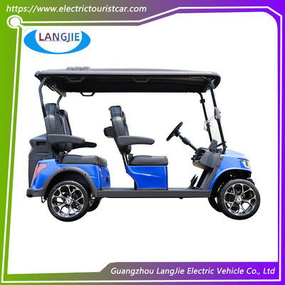 4 seats Passenger 48V Battery 5KW Motor Electric Hunting Cars For Large Park Resort