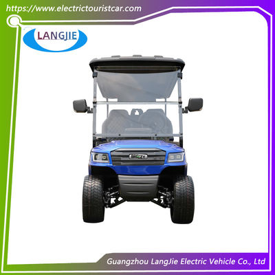 4 seats Passenger 48V Battery 5KW Motor Electric Hunting Cars For Large Park Resort