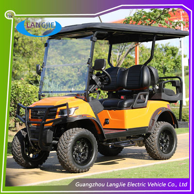 40 Km/H Small Electric Tour Bus 5KM Motor 48V Battery 4 Seats Electric Golf Vehicles