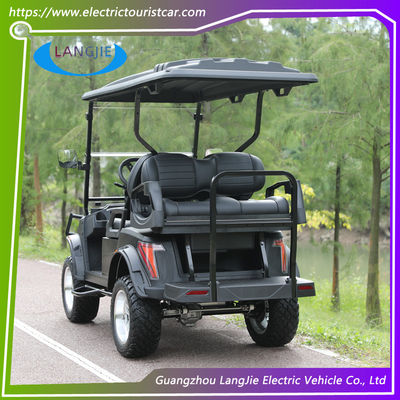 Balck Colour Resort Electric Hunting Car 2 Rows For 4 Passengers 340 kg Max Loading