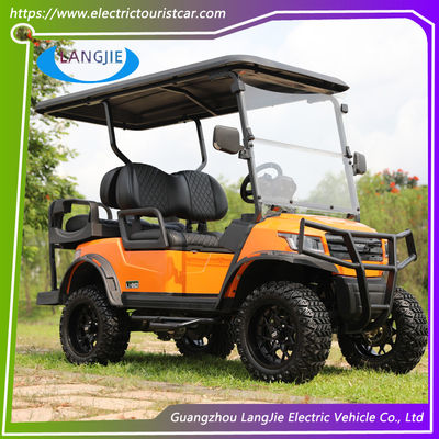4 Wheels Electric Golf Cart 48V AC Motor Color Option  Club Car  for Park  Golf Course