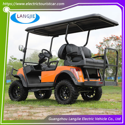 4 Wheels Electric Golf Cart 48V AC Motor Color Option  Club Car  for Park  Golf Course
