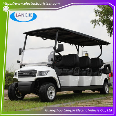 4 Wheel AC Motor Buggy Golf Cart With 48V Dry Battery 8 Passenger Golf Cart For Hotel