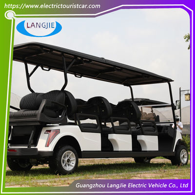 4 Wheel AC Motor Buggy Golf Cart With 48V Dry Battery 8 Passenger Golf Cart For Hotel