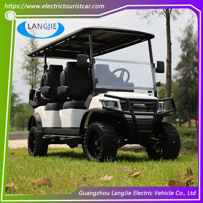 6 Seater Electric Hunting Car With 48v Controller And Position Light Electric Golf Cart For VIP Guests