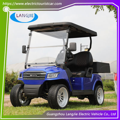 48 Volt Club Car Electric Cargo Car 2 Seats AC Motor Electric Food Cart For Resort