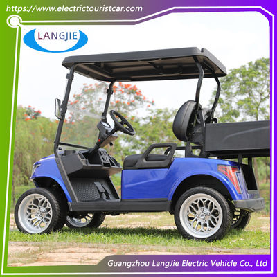 48 Volt Club Car Electric Cargo Car 2 Seats AC Motor Electric Food Cart For Resort