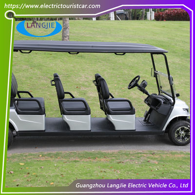Lead Acid Dry Battery Powered Club Golf Carts  White Electric Car Golf Cart 6 Seats
