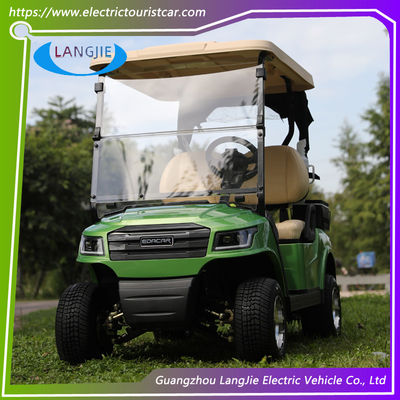 2 Seats Electric Golf Cart AC Motor Free Maintenance Battery Club Car For Golf Course