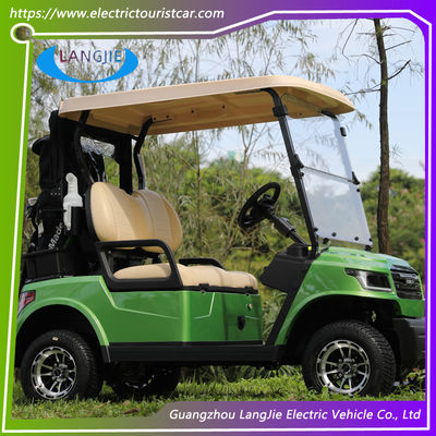 Safety Electric Golf Buggy 2 Seater Electric Car AC Motor With Free Maintain Acid Battery