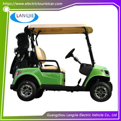 4 Wheel 2 Person Electric Club Golf Cart Car 48V Battery Powered With Roof