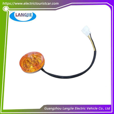 LED Taillights, Brake Lights Circular Marshell Orange 12V Stop Indicator Lights Golf Cart Accessories