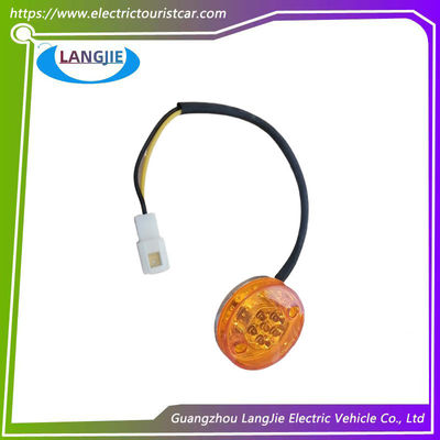 LED Taillights, Brake Lights Circular Marshell Orange 12V Stop Indicator Lights Golf Cart Accessories