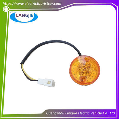 Marshell Golf Cart Side Taillight LED Circular Left Front And Right Turn Signal Orange 12V Rear Taillight