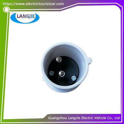 Buggy Golf Cart Charging Plug Y-20 013A-6 IP44 2P For Marshell Golf Carts And Tour Buses