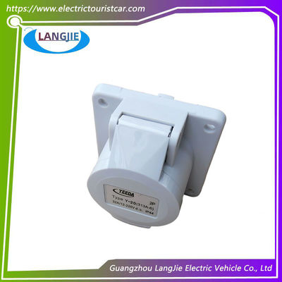 Marshell Electric Sightseeing Car 220V AC Power Connector Y-20 For Club Golf Cart Parts