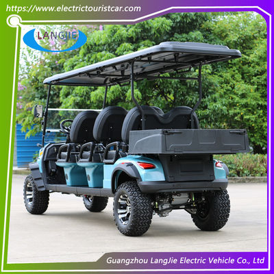 Electric Utility Carts  6 Seaters Powerful 4 Wheel Electric Car Golf Buggy Cart