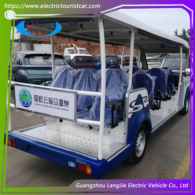 Manufacture Fashion 4 Wheel Electric Car 14 Seats Electric City Bus For Park