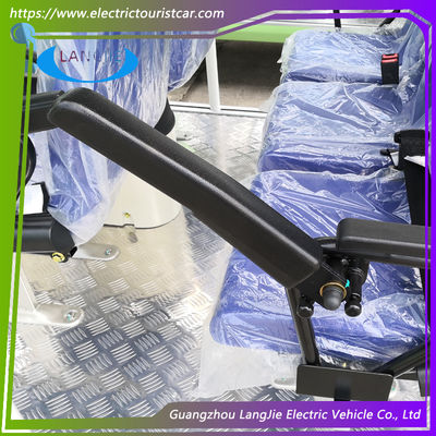 Manufacture 14 Seats Electric Shuttle Vans Sightseeing Car Chinese Mini Bus For Hotel
