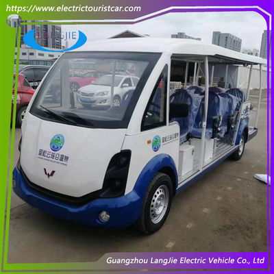 Multi - Purpose Electric Sightseeing Bus 14 Seater Club Car Gas Golf Cart For Hotel