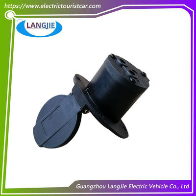 Golf Cart EAGLE Charging Plug Female Seat 48V Black Plastic Material