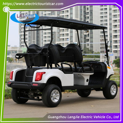 4 Wheel Electric Golf Cart 4 Seats AC Motor Tourist Car Hire For Resort Car