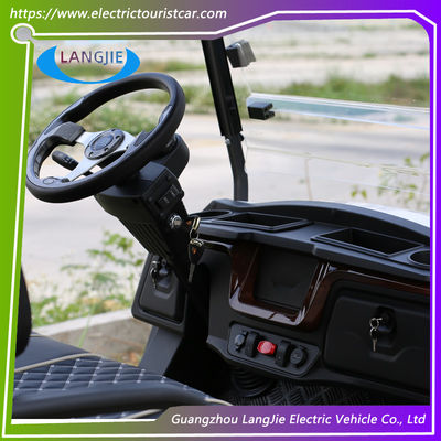 4 Wheel Electric Golf Cart 48V AC Motor 2 Seater Electric Car For Resort Car
