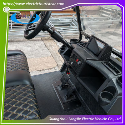2 Seater Electric Car AC Motor Club Car Carts With 2pcs Rear View Mirror For Resort