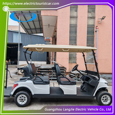 48 Voltage Four Seater Electric Car AC Controller Fuel Typee Club Car Golf Cart for Hotel