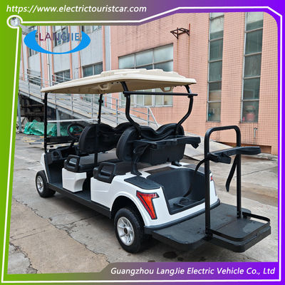 Four Seater Electric Car AC Club Precedent Golf Cart With Headlights And Tail Lights For Park