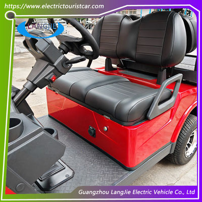 4 Seats 4 Wheel Electric Golf Cart  AC Tourist Car Hire For City Walking Street