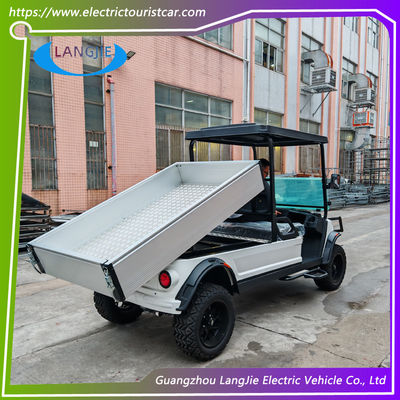 2 Seats Electric Luggage Cart  48V AC Motor Driven Battery Powered Carry Van For Park