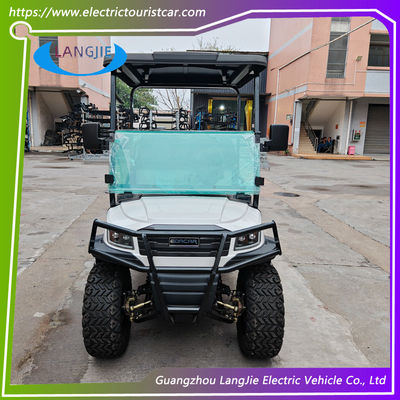 White Color 2 Seats Passenger Electric Golf Carts AC Motor Electric Cargo Vehicle for Park