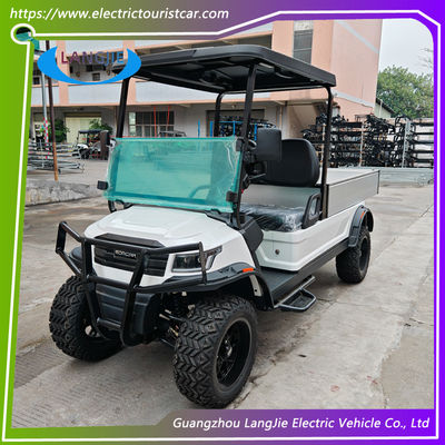 White Color 2 Seats Passenger Electric Golf Carts AC Motor Electric Cargo Vehicle for Park