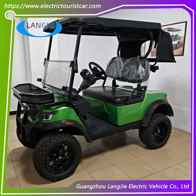 4 Wheel Electric Golf Cart 48V AC Motor 2 Seater Electric Car For Resort Car