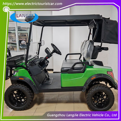 4 Wheel Electric Golf Car AC Motor 2 Seats Electric Passenger Vehicles For Park