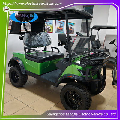 Electric Tourist Car 4 Wheel Electric Golf Cart 48V AC Motor 2 Seater For Resort Car