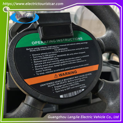 4 Wheel Electric Car AC Motor 2 Seats Electric Shuttle Vans For Airport