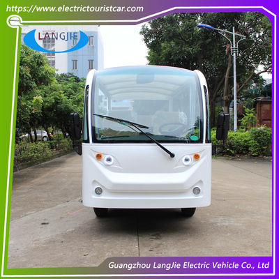 72V 7.5KW AC Motor Electric City Bus 14 Persons Electric Shuttle Vans Max.Speed 30 Km/H