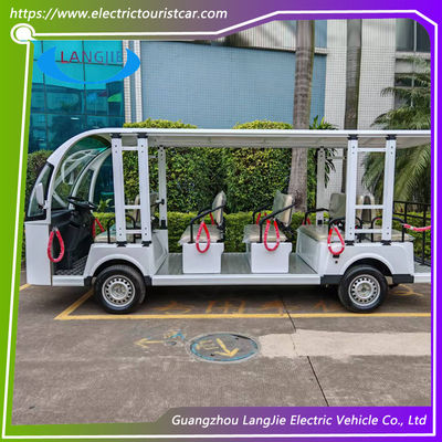 14 Seats New Electric City Bus AC Motor 72V Electric Passenger Vehicles For Park