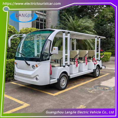 14 Seats New Electric City Bus AC Motor 72V Electric Passenger Vehicles For Park