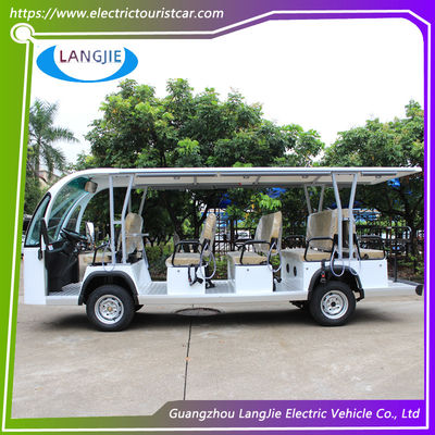 4 Wheel Electric Car 14 Seats Electric Sightseeing Bus 72V 7.5KW AC Motor Max.Speed 30 Km/H