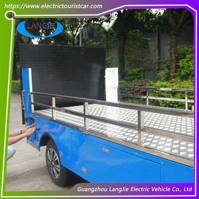 2 Seats Electric Luggage Cart With Comfortable Chair AC Motor 5KW For Hotel