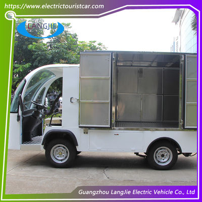 Cargo Type Airport Battery Powered 2 Seats Electric Luggage Cart Freight Car For Sending Food